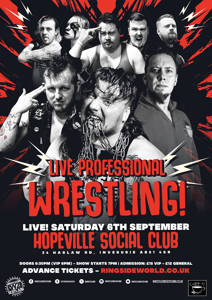 WrestleZone- Live In Inverurie event description image